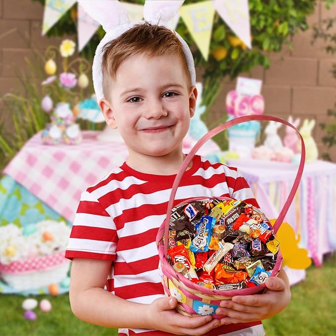Easter Assorted Chocolate Candy Variety Pack 8 lb – Bulk Individually Wrapped Chocolates for Easter Egg Fillers Parties Gifting &amp Holidays – Premium Name-Brand Mix for All Occasions