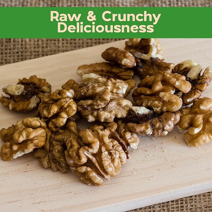 Sincerely Nuts Raw Shelled Walnuts (3lb bag) | No Shell Walnut Halves and Pieces | Easy to Eat &amp Cook Right Out of the Bag | Kosher &amp Gluten Free Superfood | Plant Based Fiber &amp Healthy Fa
