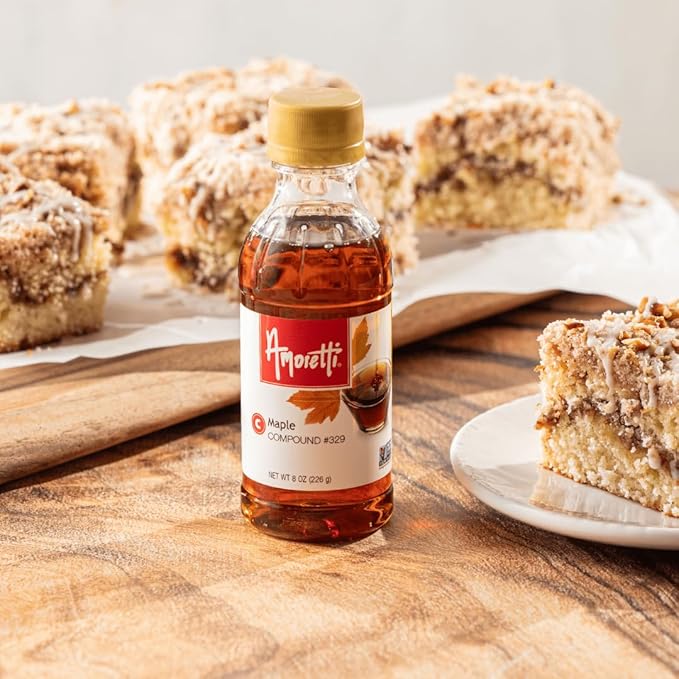 Amoretti - Maple Compound 2.2 lbs - Natural Flavors Shelf Stable Even After Opening Certified Kosher TTB Approved Perfect for Baking Applications &amp Beverages