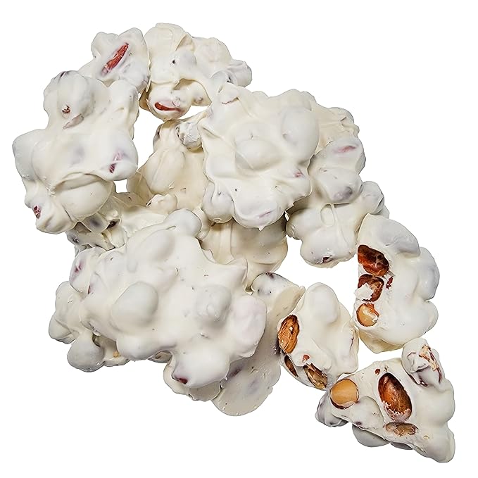 White Chocolate Peanut Clusters 12 Ounce 4 pack - Roasted Peanuts Covered in Sweet White Frosting - Gourmet Candy Snack Gift - CandyKorner