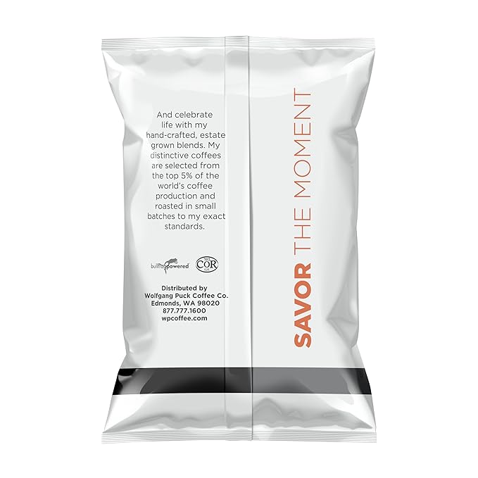 Wolfgang Puck Coffee Hawaiian Hazelnut each 2.0 ounce Portion Pack makes 8-10 cups (Pack of 18)