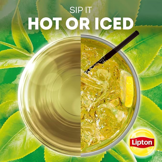 Lipton 100% Natural Green Tea 20 Count (Pack of 6)