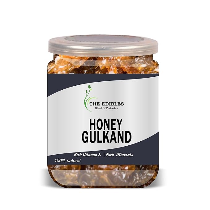 THE EDIBLE Honey Gulkand 300 Gram Airtight Container