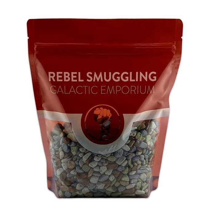 Chocolate River Stones Edible Candy Bulk 2LB Bag by Rebel Smuggling Galactic Emporium
