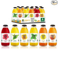 Just Ice Tea Organic Iced Tea 16 Fl Oz Glass Bottles (6 Flavor Variety Pack of 12)