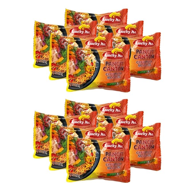Lucky Me! Instant Noodle Soup (Sweet &amp Spicy 30 Pack)