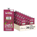 THE BRIGHT TEA CO. English Breakfast Tea Freshpacks for MARS DRINKS FLAVIA Brewer 20 Packets