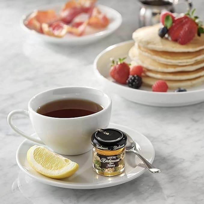 Pure Honey Mini Jars – 1.1 oz Each (Pack of 16) – 100% Natural Honey – Individual Glass Jars for Tea Breakfast Travel Restaurants &amp Gift Baskets