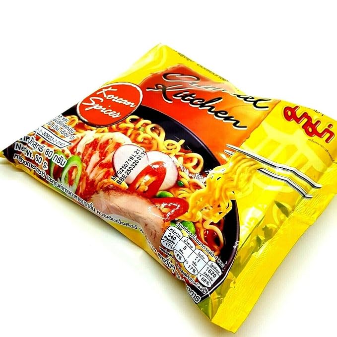 Oriental Kitchen Korean Spices Flavour Quick Cook Thai-MAMA Big Pack Instant Noodles Soup (Pack of 3)