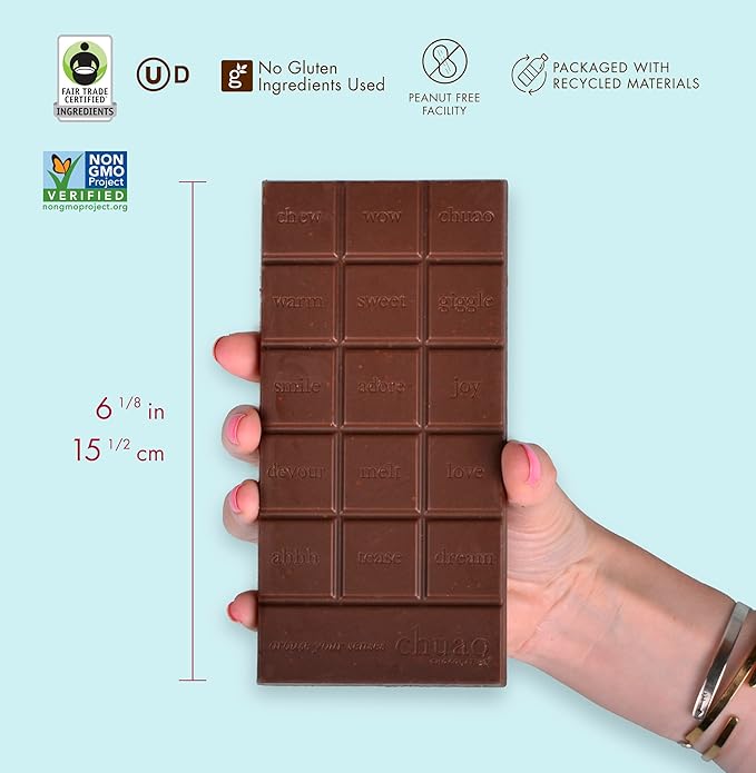 Chuao Chocolatier Spicy Maya Dark Chocolate Bars | Gourmet Cinnamon Cayenne Artisan No Preservatives | 4 Pack (2.8 oz each)