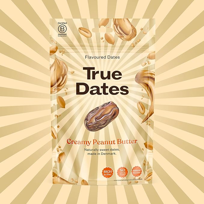 True Dates Creamy Peanut Butter 3.5 oz (Pack of 12)