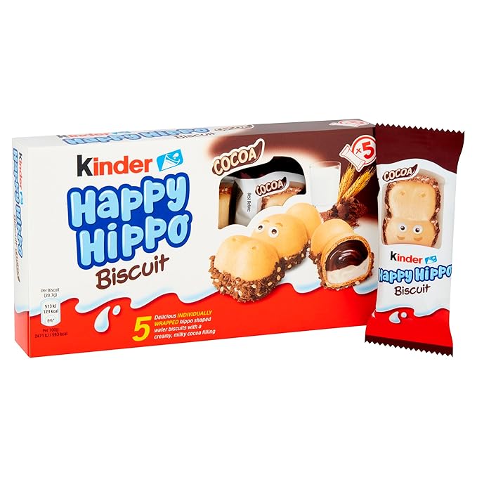 Kinder Happy Hippo Cocoa Cr?..Me T5 10 Pack