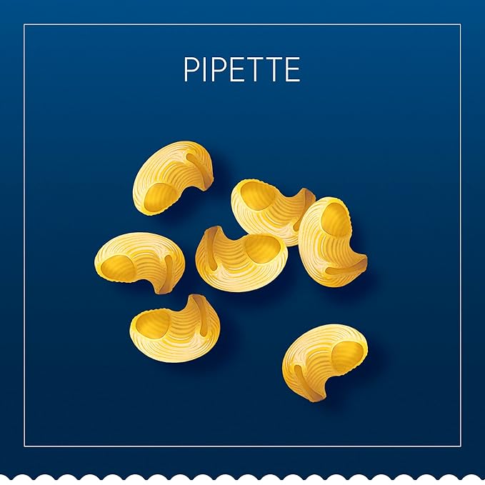 Barilla Pipette Pasta 16 oz. Box (Pack of 12) - Non-GMO Made with Durum Wheat Semolina - Kosher Certified