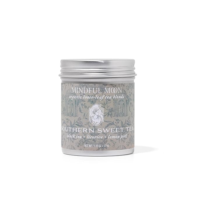 Southern Sweet Tea by Mindful Moon – Black Tea with Licorice &amp Lemon Peel – Caffeinated Loose Leaf Tea (Mini)