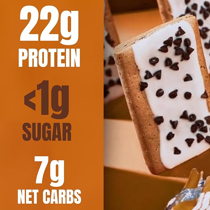 Legendary Foods 22g Protein Pastry 0g Added Sugar Low Carb Gluten Conscious Keto Snack Ideal for Glucose Management Includes Whey Protein Isolate 8 Pack Campfire S'mores