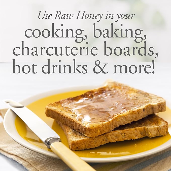 Dutchman's Gold Raw Honey - 2.2 lbs - Unfiltered - Non-pasteurized - Kosher