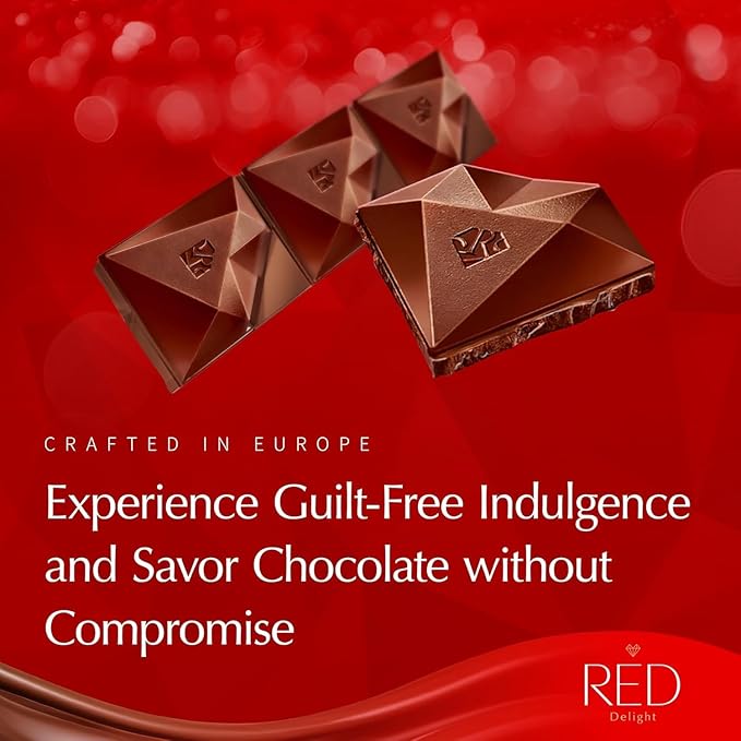 RED Delight®™ Milk Chocolate 12 Count Box of Grab N Go Travel Size Bars (0.92 Ounces Each) with a 14 Plush Teddy Bear (1 Box - Total of 12 Bars + 14 Plush Teddy Bear)