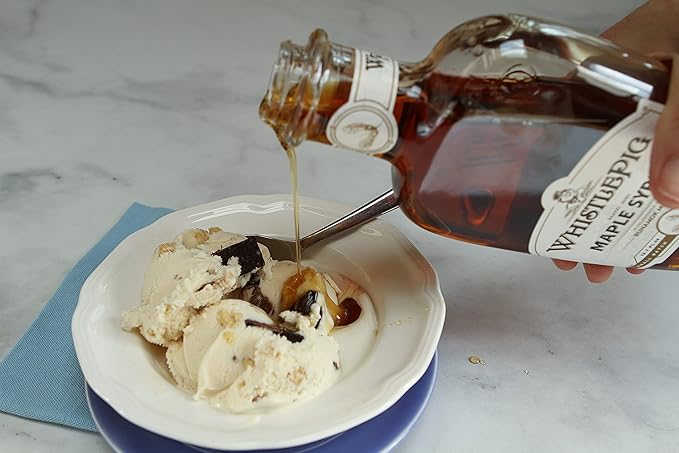 Runamok Maple &amp WhistlePig Organic Rye Whiskey Barrel-aged Maple Syrup 375 ml | 12.7 FL oz