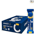AMACX Fruit Chew Energy Bar – High Carb Running Fuel – 12 x 38g – Electrolyte Chews for Endurance Sports with 51% Fruit – Vegan Gluten &amp Lactose-Free – Sports Nutrition Running Chews (12 Pack Pi