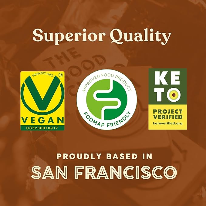 THE GOOD CHOCOLATE – Salted Almonds Dark Chocolate Bars with Zero Sugar &amp Lower Net Carbs – Keto Chocolate Bar with Lower Calories All Natural and Non-GMO Keto Snacks 2.5 oz (6 Bars Value Pack)