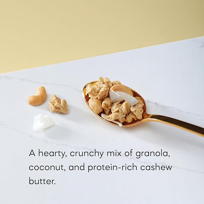 Nature's Path Organic Coconut &amp Cashew Butter Granola 11 oz (Pack of 8) Gluten Free Non-GMO