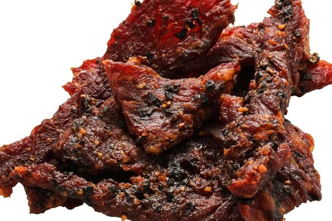 Buffalo Bills 8oz Hickory Pepper Country Cut Beef Jerky Pack (hickory beef jerky with black pepper)