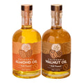 Fresh Vintage Farms Nut Bundle 100% Undiluted Cold Pressed Almond &amp Walnut Cooking Oils | Wholesome &amp Nutritious Healthy Cooking Oils for Cooking Baking Dipping &amp Salads | 12.68 Fl oz