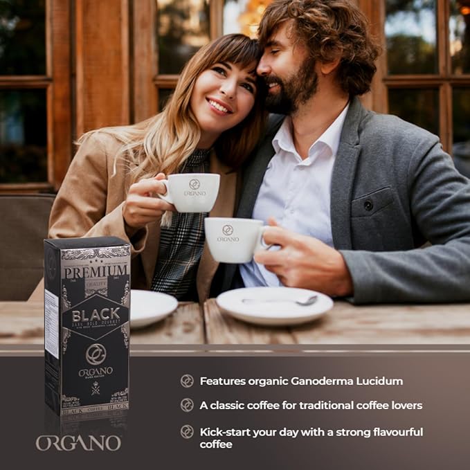 ORGANO Gourmet Black Coffee 100% Certified Ganoderma Lucidum (30 Sachets)