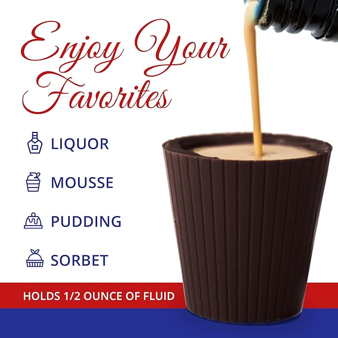 Lang’s Chocolates – Dark Chocolate Cups – Dairy-Free Gluten-Free Kosher and Dairy Certified – Add Mousse Dessert or Liqueur – Perfect for Entertaining – 320 Count