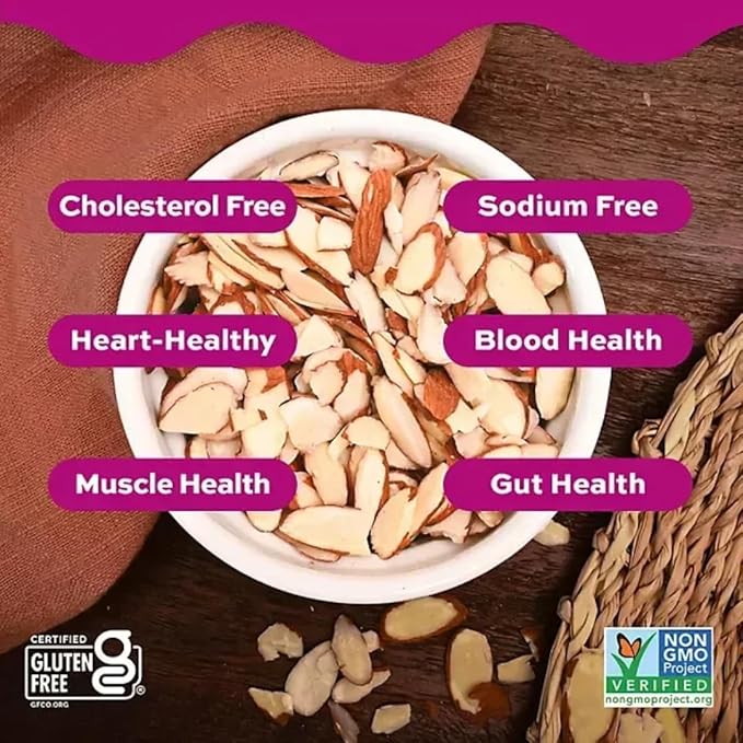 Natural Sliced California Almonds 32 Ounces (32 Ounce (1 Pack))