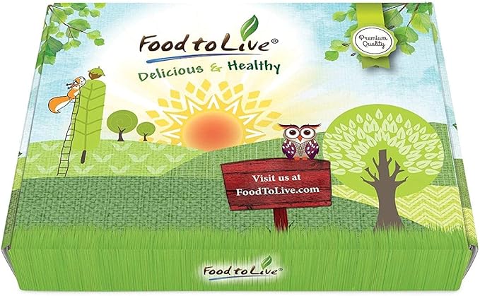 Food to Live Raw Nuts in a Gift Box - Walnuts Almonds Brazil Nuts and Macadamia Nuts