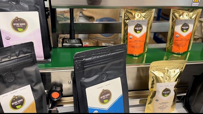 Half Caff Blend Swiss Water | Organic | 100% Arabica | Medium Roast | California Fresh Roasted (Whole Bean 1lb)