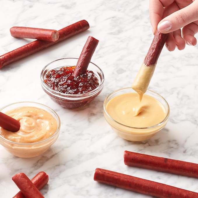 Hickory Farms Sausage Snack Sticks Variety 6-Pack | High-protein snack gluten free meat sticks for snacking