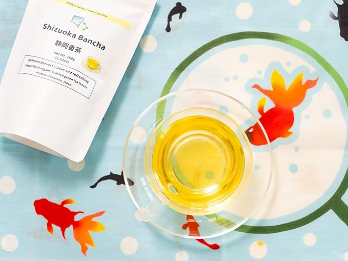 Shizuoka's Finest Organic Bancha tea - JAS Certified Non-GMO No-additives Authentic Japanese Origin 100% Pure Premium Bancha (roasted green tea) leaves 10 gram travel size bag (10 gram travel siz
