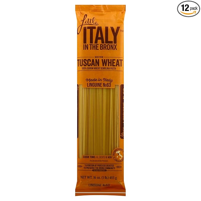 Generic L.ittle Italy in The Bronx Pasta Linguine No. 63 16OZ Pack of 12