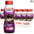 Premier Protein Shake INDULGENCE Decadent Dark Chocolate 30g Protein 170 Calories 3g Sugar 11.5 fl oz 12 Pack (Packaging May Vary)