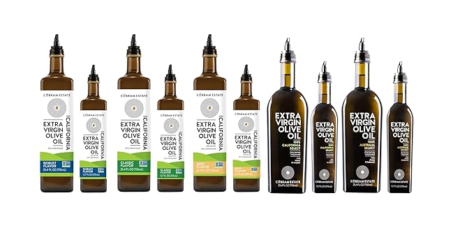Cobram Estate Australia Select Extra Virgin Olive Oil First Cold Pressed Non-GMO Keto Friendly High in Antioxidants Fruity &amp Balanced 375ml Bottle