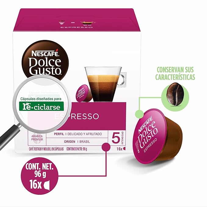 Nescafe Dolce Gusto for Nescafe Dolce Gusto Brewers Espresso 16 Count