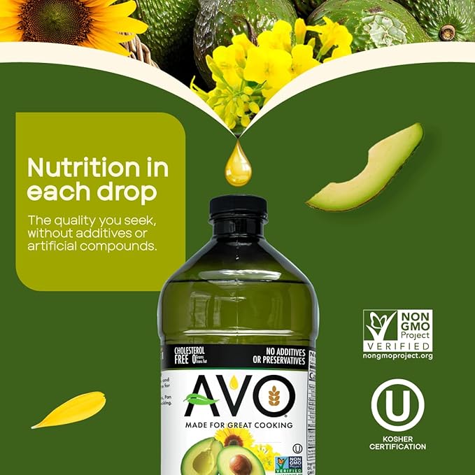 Avocado Oil Blend Non-GMO No Preservatives 67.6 Fluid Ounces