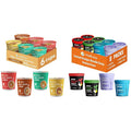 Hethstia High-Protein Ramen Cup Variety &amp Konjac Shirataki Noodle Soup Cups 14 Pack Plant-Based Low Sugar Low Fat Vegan Ready-to-Eat Meals
