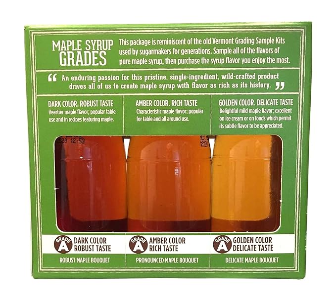 Vermont Maple Syrup Grading Sampler