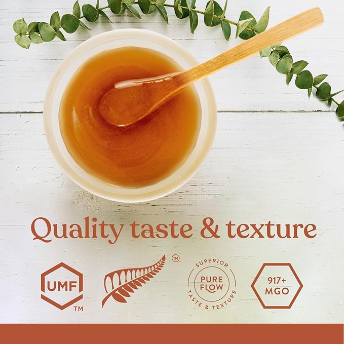 100% Pure New Zealand Manuka Honey MGO 50+ Multifloral Squeezy and UMF 22+ (250g) Bundle