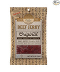 Exodus Passover Beef Jerky | Kosher (Star-K Certified) | Gluten Free (Original 12 Pack) | By Aufschnitt Meats