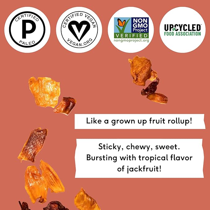 Amäzi Foods | Chili Lime Dried Jackfruit (6 Pack) | All Natural Snacks | Gluten Free Healthy Dried Fruit Snacks