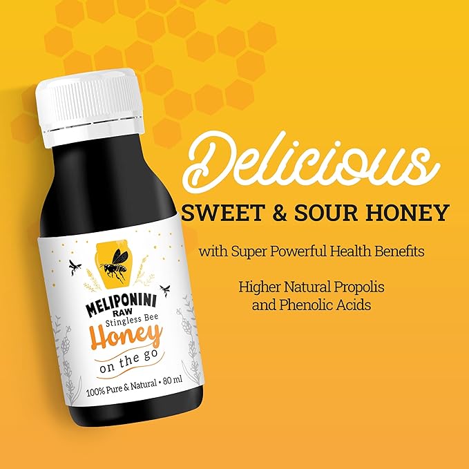 Meliponini Honey 80ML &amp TraBoost Stingless Bee Honey Gold 250 ML