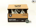 Tayst Coffee Pods Half Caff Dark Roast K Cups Compatible with Keurig Coffee Maker Reduced Caffeine Sustainable Single Serve Pack of 30