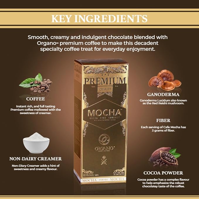 ORGANO Gourmet Cafe Mocha (15 sachets)