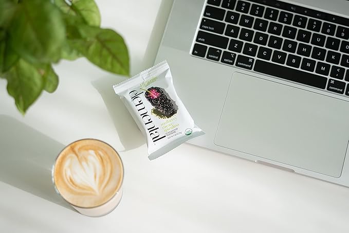 Elemental Superfood Seedbars Mulberry Cacao + Spirulina 1.8 Ounce - 12 Pack 100% Certified Organic Non-GMO Verified Gluten Free Dairy Free Plant Based