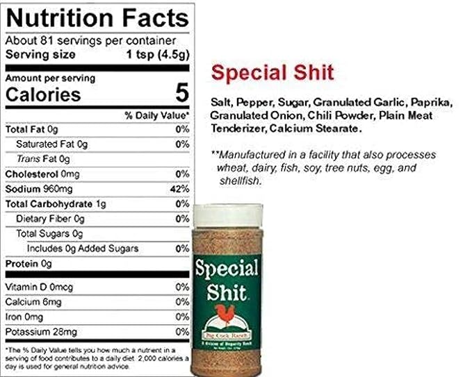 Big Cock Ranch All-Purpose Premium Seasoning Special Shit Bull Shit and Good Shit