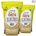 McCabe Organic Steel Cut Oats - Steel Cut Oats Organic | Rich with Fiber &amp Minerals | USDA and CCOF Certified | Product of USA | 2lbs Pack of 2